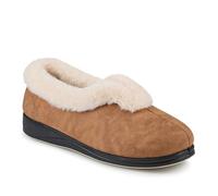 Pavers Womens Wide Fit Memory Foam Cosy Slippers Chestnut Size 4