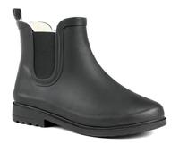 Pavers Wide Fit Rubber Ankle Wellies - Black Size 5
