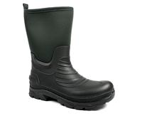 Pavers Wide Fit Rugged Water Resistant Wellies - Green Size 9