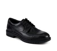 Pavers Wide Fit Smart Leather Derby Shoes - Black Size 6