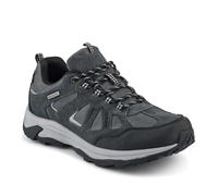 Pavers Wide-Fit Water-Resistant Walking Shoes - Charcoal Size 9