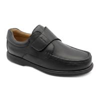 Pavers Wide Mens Wide Fit Smart Leather Adjustable Fasten Shoes | All Year Round | Shoe