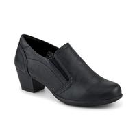 Pavers Wide Womens Wide Fit Cone Heel Shoes | Autumn Winter Collection | Heeled Shoe | Slip On