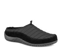 Pavers Womens Wide Fit Leather Chunky Sole Clogs Black Size 5