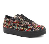 Pavers Wide Womens Wide Fit Zip & Lace Platform Trainers | Autumn Winter Collection | Lace Up Trainer | Lace Up