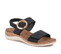 Pavers Womens Adjustable Buckle Slingback Comfort Sandals Black Size 6