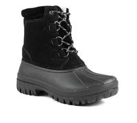 Pavers Women's Adjustable Bungee Lace Weather Boots in Black | Size: 5