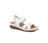 Pavers Women's Adjustable Cushioned Sandals in White | Size: 6 Pavers White 6