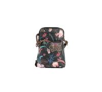 Pavers Women's Adjustable Floral Cross-Body Bag in Black