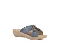 Pavers Women's Adjustable Lightweight Mule Sandals in Blue | Size: 2 Pavers Blue 2