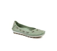 Pavers Women's Breathable All Leather Grippy Pumps in Lime | Size: 5 Pavers Lime 5