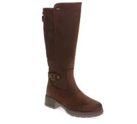 Pavers Buckle Detail Long Boots - Dark Brown Size 5