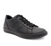 Pavers Womens Casual Lace Up Platform Trainers Black Size 4