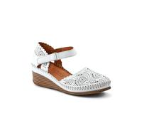 Pavers Casual Touch-Fasten Mary Janes - White Size 8