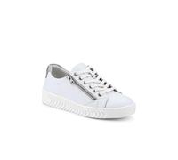 Pavers Women's Casual Leather Trainers in White | Size: 8 Pavers White 8