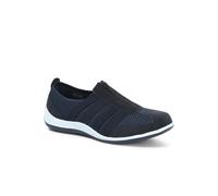 Pavers Women's Casual Zip Up Trainers in Navy | Size: 5 Pavers Navy 5