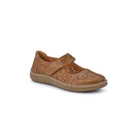 Pavers Chunky-Soled Mary Janes - Tan Size 6