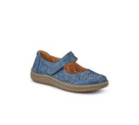 Pavers Chunky-Soled Mary Janes - Blue Size 5