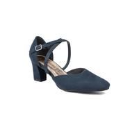 Pavers Women's Closed-Toe Block Heels in Navy | Size: 6 Pavers Navy 6