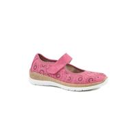 Pavers Cushioned Touch Fasten Mary Janes - Fuschia Size 5