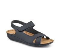 Pavers Womens Cushioned Touch-Fasten Sandals Black Size 7