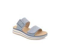 Pavers Women's Dual Adjustable Comfort Wedge Mules in Blue | Size: 5