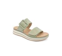 Pavers Women's Dual Adjustable Comfort Wedge Sandals in Light Green | Size: 5 Pavers Light Green 5