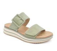 Pavers Women's Dual Adjustable Comfort Wedge Sandals in Light Green | Size: 7 Pavers Light Green 7