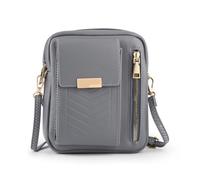 Pavers Women's Dual-Zip Mini Handbag in Grey Pavers Grey One Size