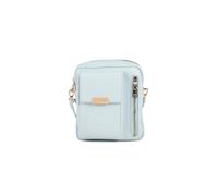 Pavers Women's Dual-Zip Mini Handbag in Baby Blue