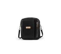Pavers Dual-Zip Mini Handbag - Black Size ONE
