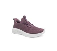 Pavers Womens Easy Step in Lightweight Memory Foam Trainers Purple Size 9