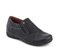 Elasticated Slip-On Shoes - Black Size 3