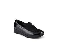 Pavers Women's Embellished Slip-On Wedge Shoes in Jet Black | Size: 5 Pavers Jet Black 5