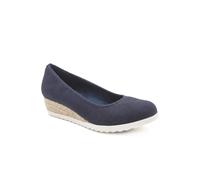 Pavers Women's Espadrille Trim Wedge Pumps in Navy | Size: 5 Pavers Navy 5