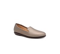 Pavers Womens Flat-Soled Casual Slip-On Shoes Pewter Size 3