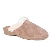 Pavers Womens Flexible Luxury Mule Slippers Natural Size 7