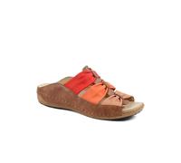 Pavers Women's Flexible Triple Bow Cushioned Sandals in Brown | Size: 7 Pavers Brown 7