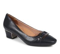 Pavers Womens Heeled Court Shoe | All Year Round | Pumps Shoe | Slip On | Lightweight