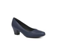 Pavers Women's Heeled Court Shoes in Navy | Size: 6