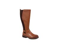 Pavers Women's Leather Knee-High Boots in Tan | Size: 3