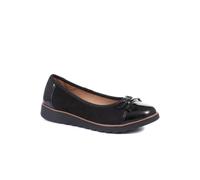 Pavers Women's Lightweight Ballet Pumps in Jet Black | Size: 5 Pavers Jet Black 5