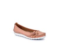 Pavers Women's Lightweight Leather Pumps in Rose | Size: 8 Pavers Rose 8