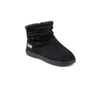 Pavers Lightweight Memory Foam Slipper Boots - Black Size 6