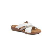 Pavers Lightweight Slip On Mule Sandals - White Size 4