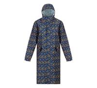 Pavers Women's Long Rain-Proof Parka Coat in Navy Pavers Navy One Size