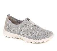 Memory Foam Trainers - Light Grey Size 6