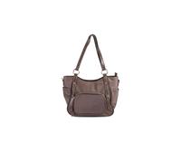Pavers Women's Multi Pocket Essential Shoulder Bag in Brown Pavers Brown One Size