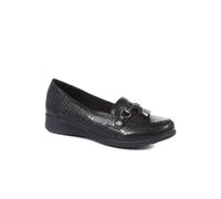 Pavers Women's Patent Loafers in Black | Size: 5 Pavers Black 5