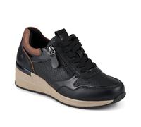 Pavers Womens Platform Lace-Up Trainers with Side Zip | Autumn Winter Collection